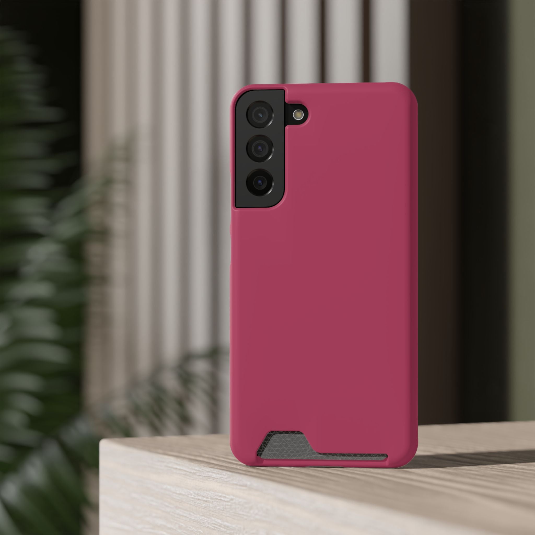 Raspberry Card Holder Phone Case
