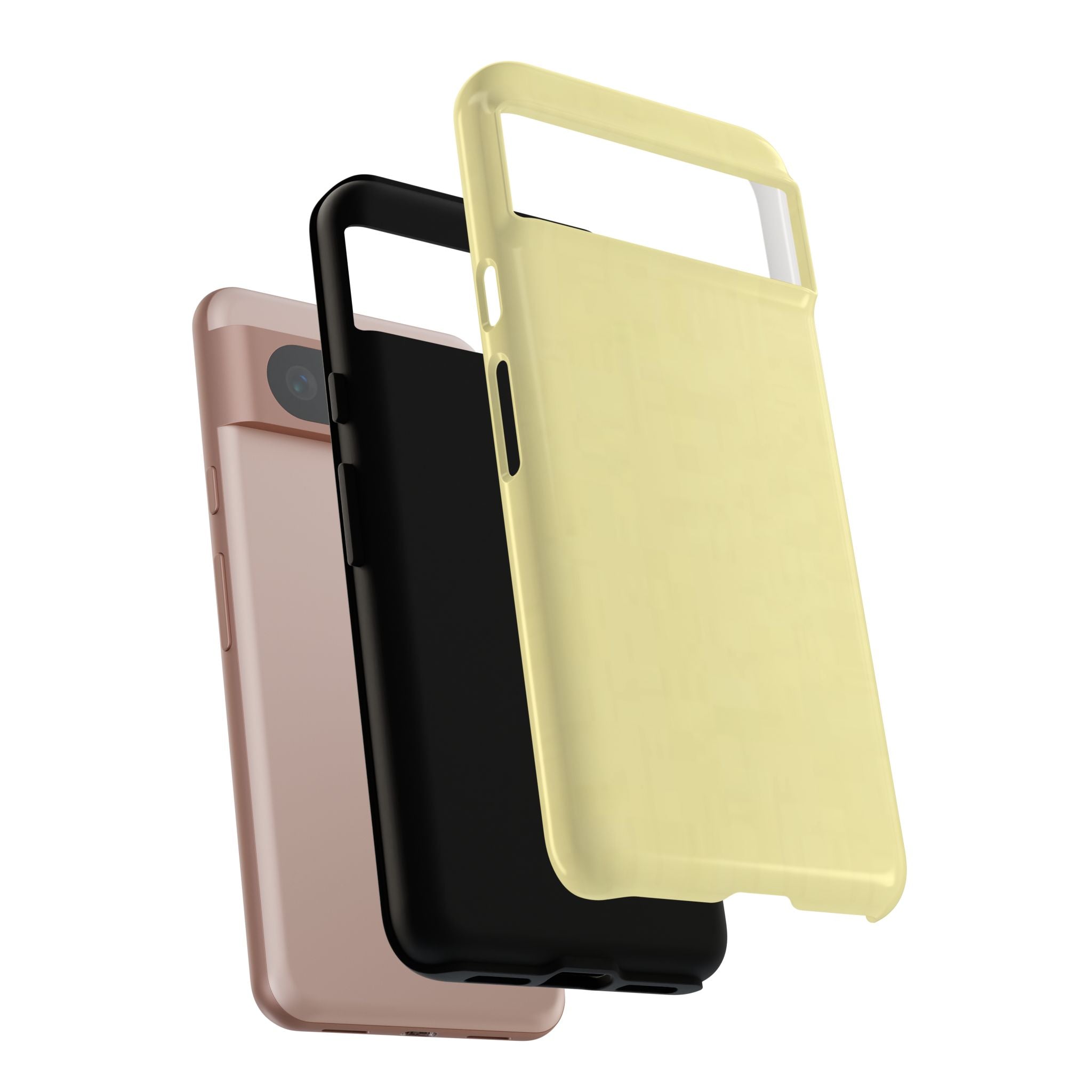 Pale Yellow Protective Phone Case