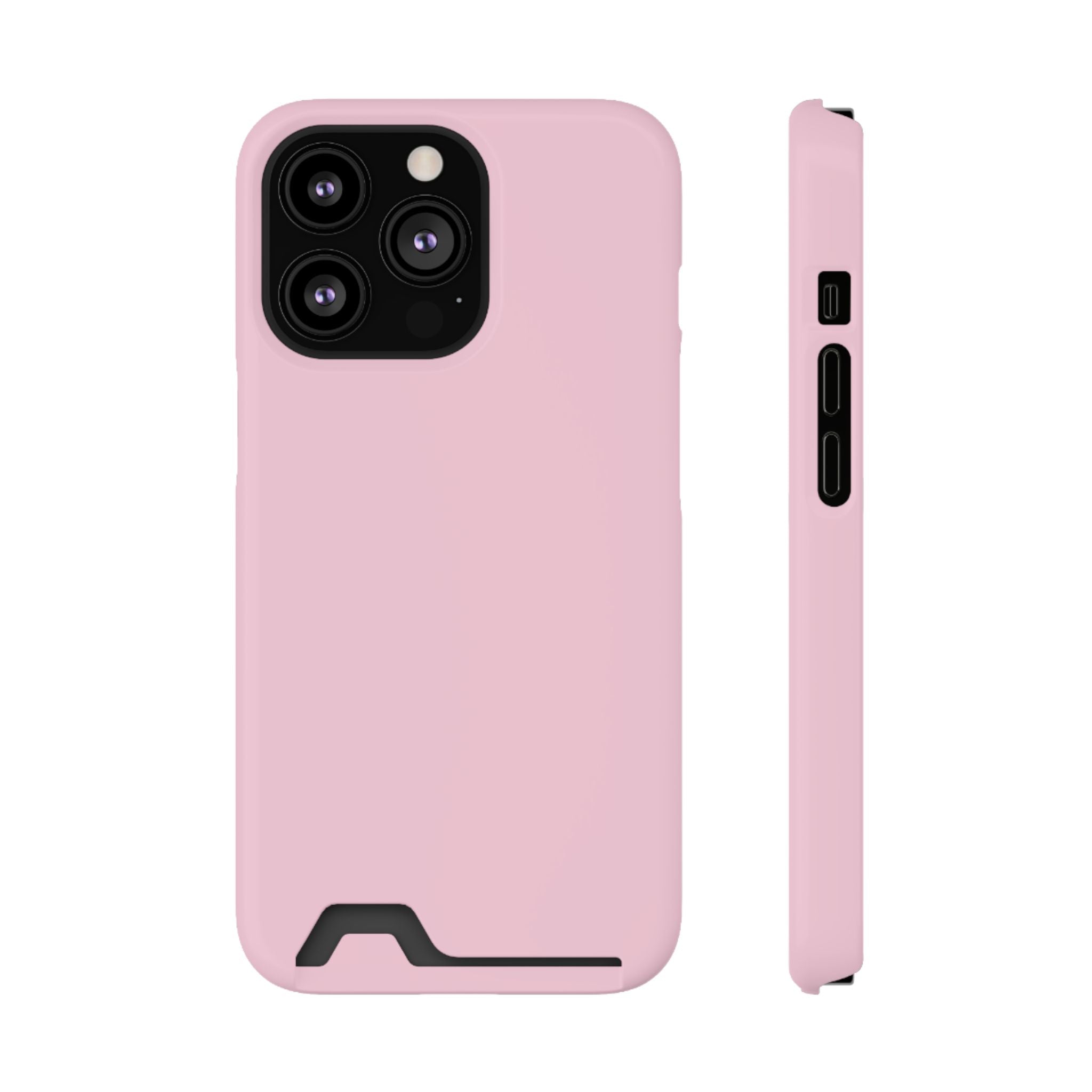 Pale Pink Card-Holder Phone Case