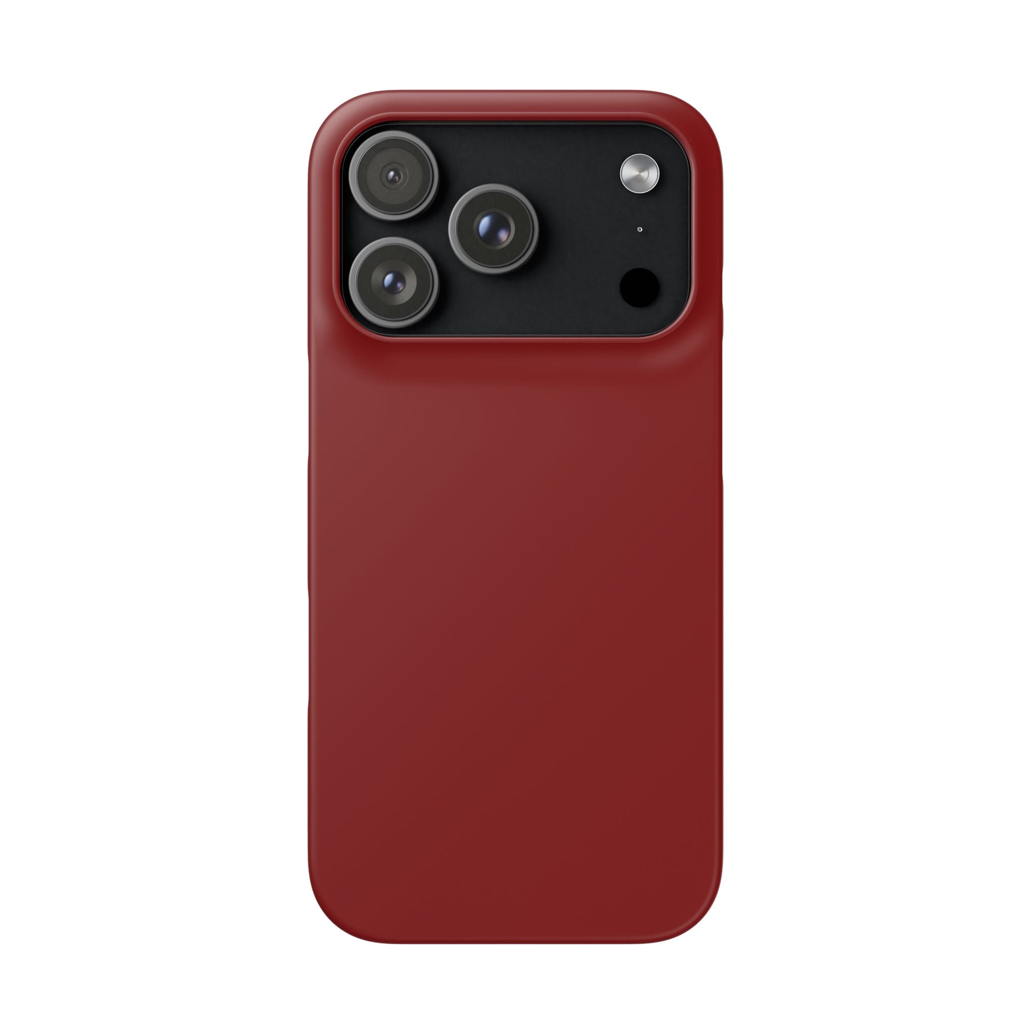 Dark Red Snap Phone Case