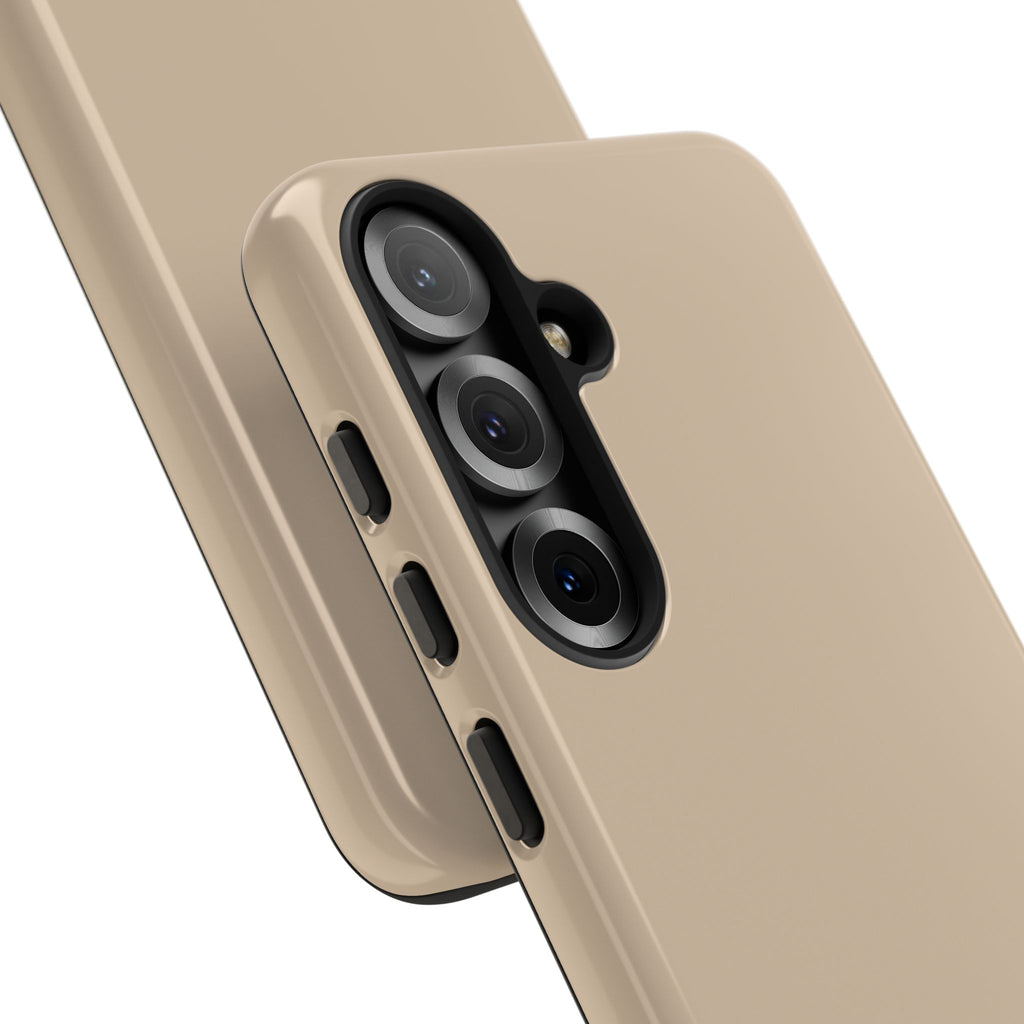 Beige Protective Phone Case