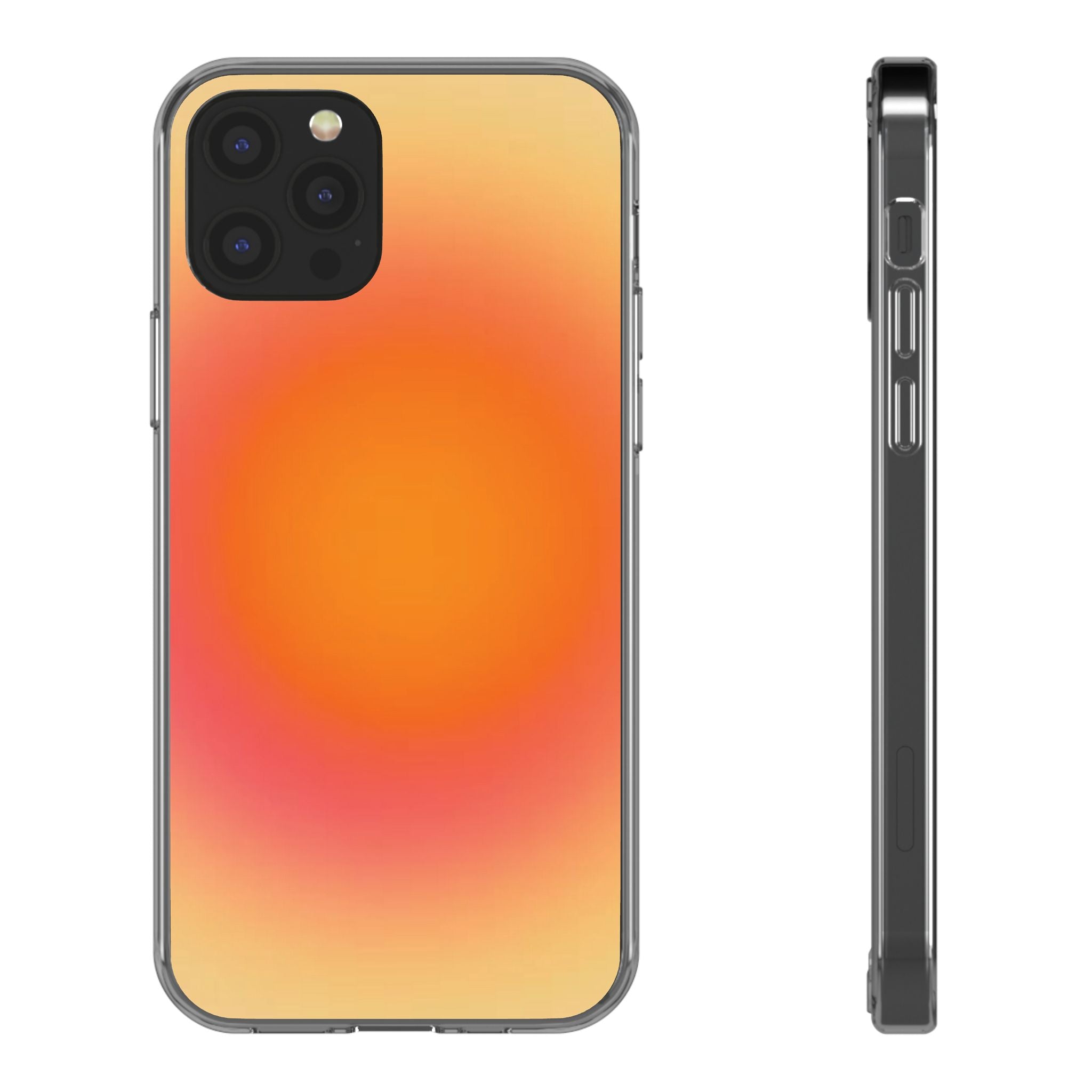 Clear Sunburst Protective Phone Case