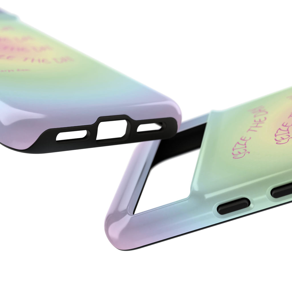 Bermuda Halo Seize The Day Pastel Gradient Tough Phone Case