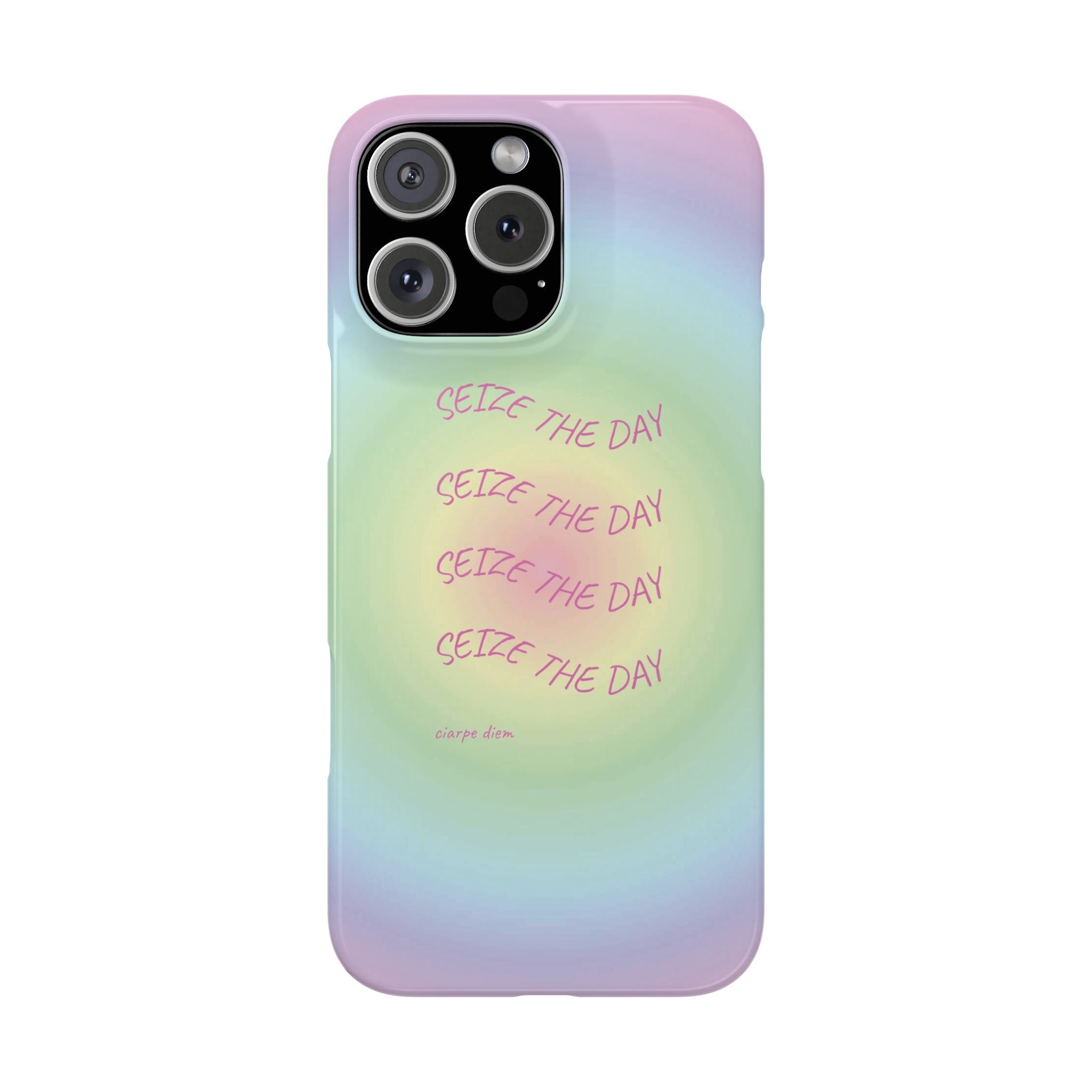 Carpe Diem Bermuda Halo Gradient Snap Phone Case