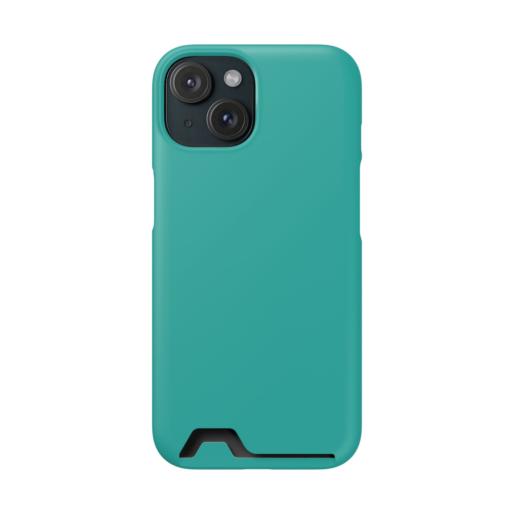 Teal Card-Holder Phone Case