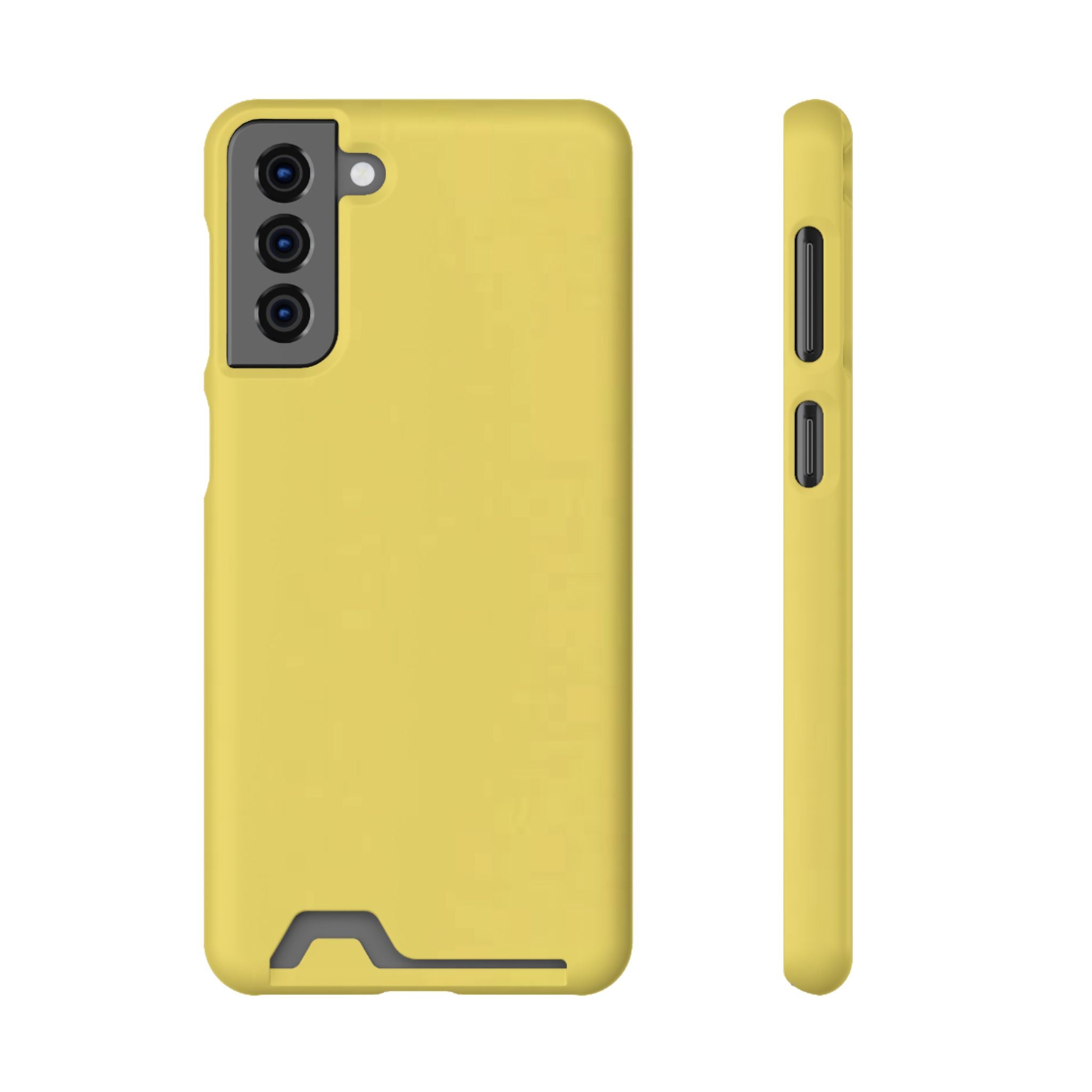 Yellow Card-Holder Phone Case