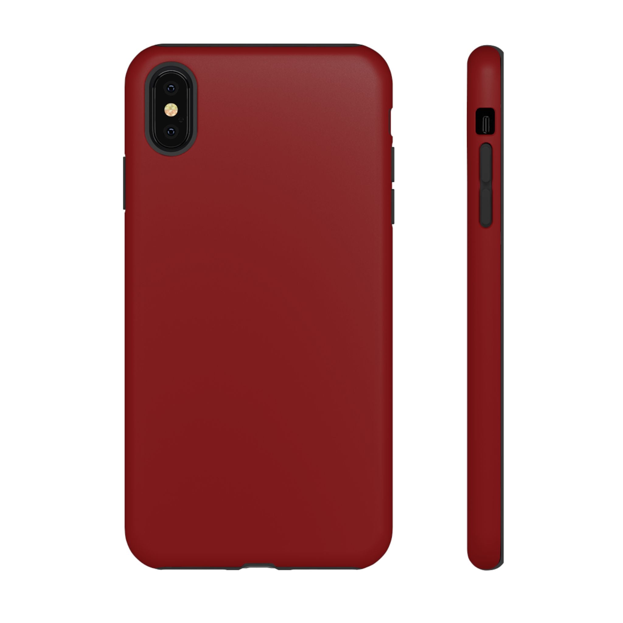 Dark Red Protective Phone Case