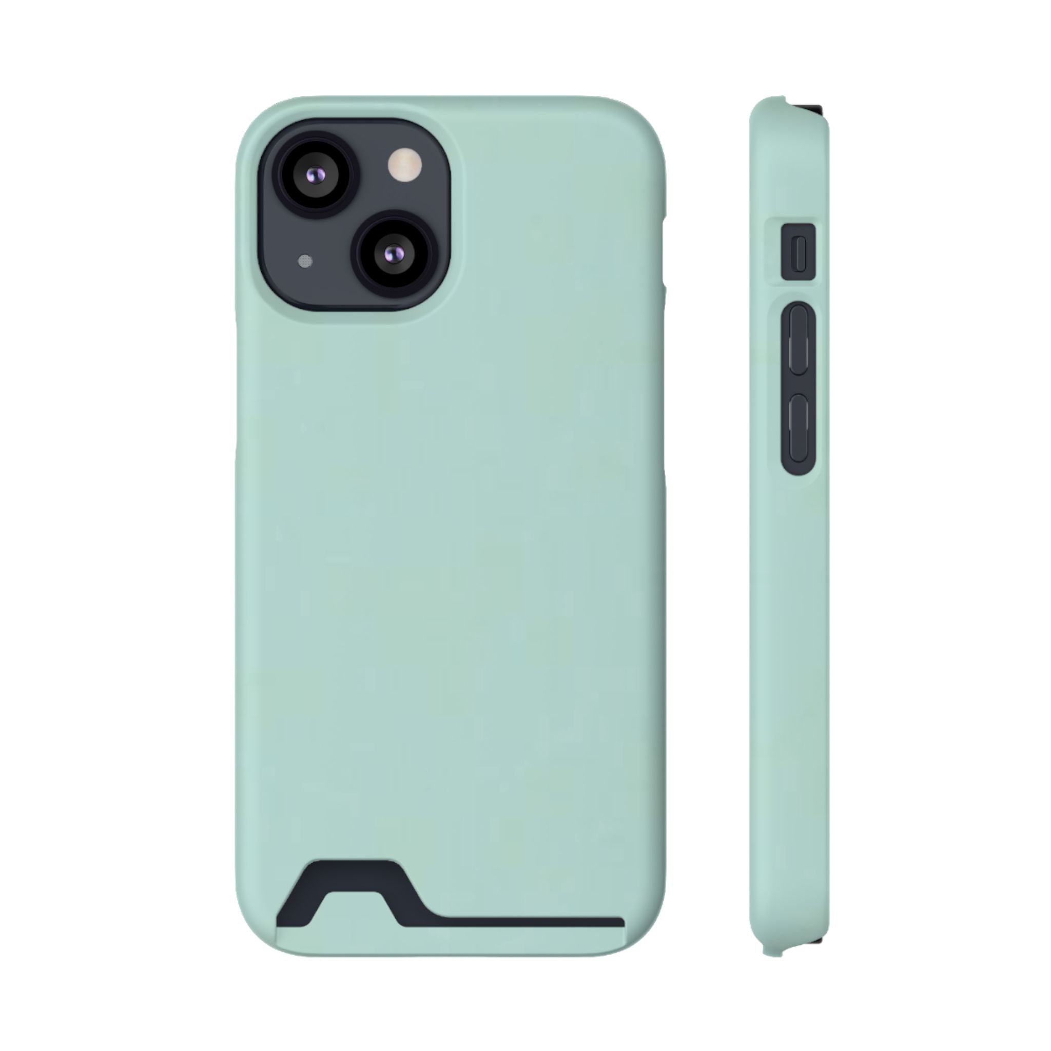 Light Mint Card Holder Phone Case