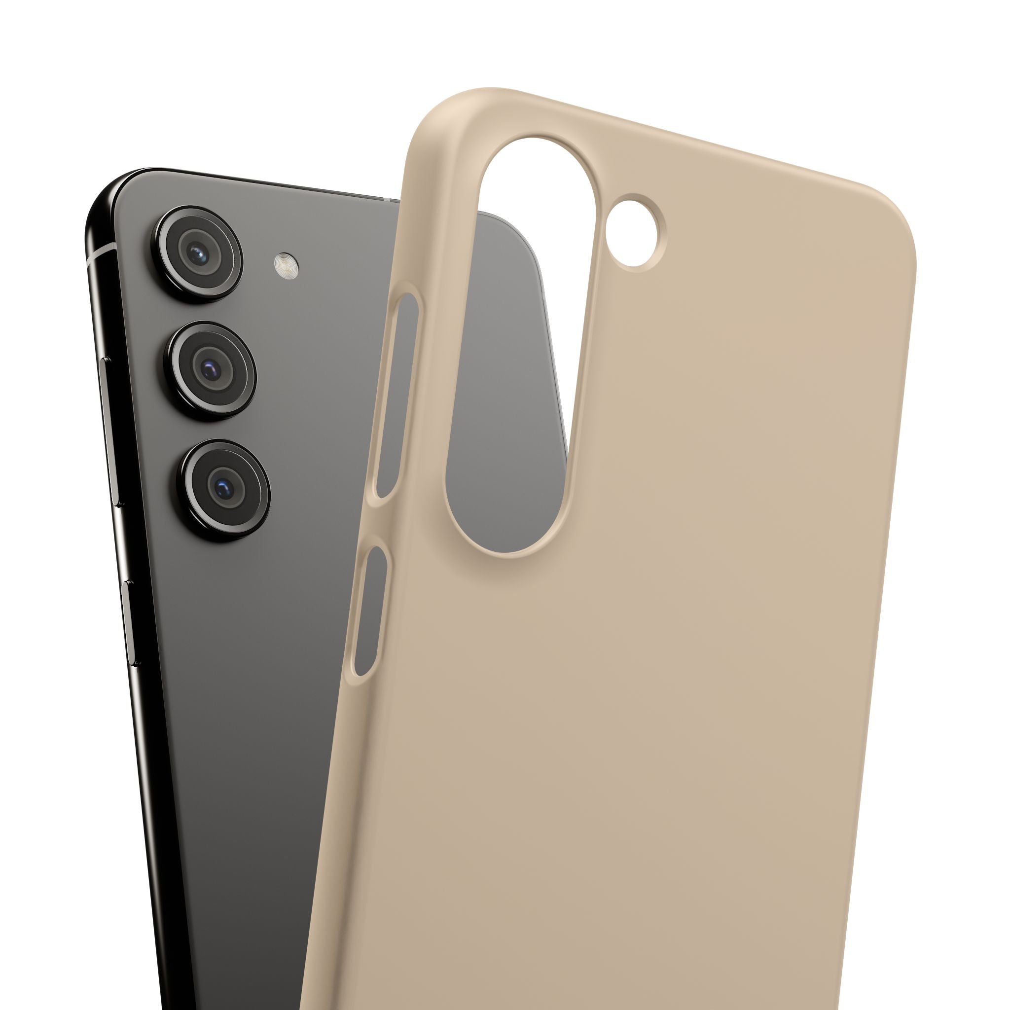 Beige Snap Phone Case