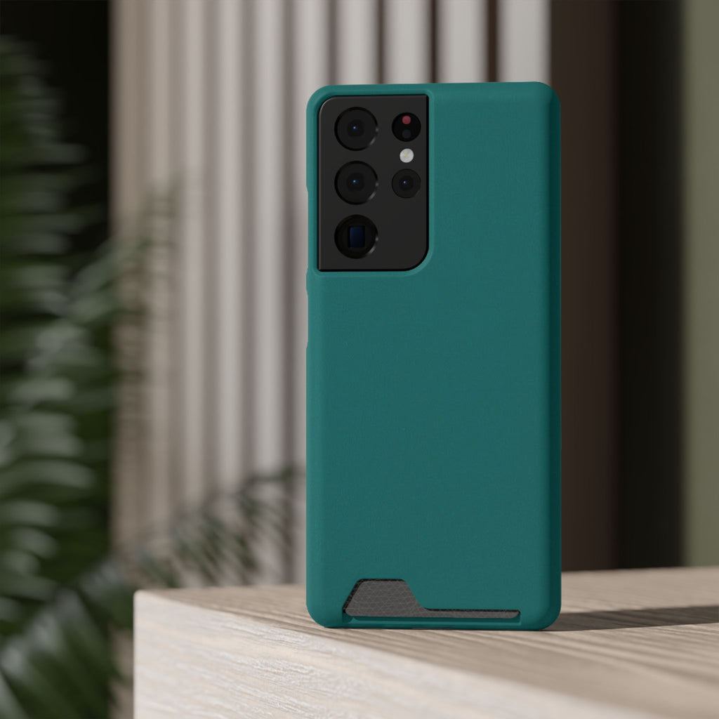 Sea Green Card Holder Phone Case