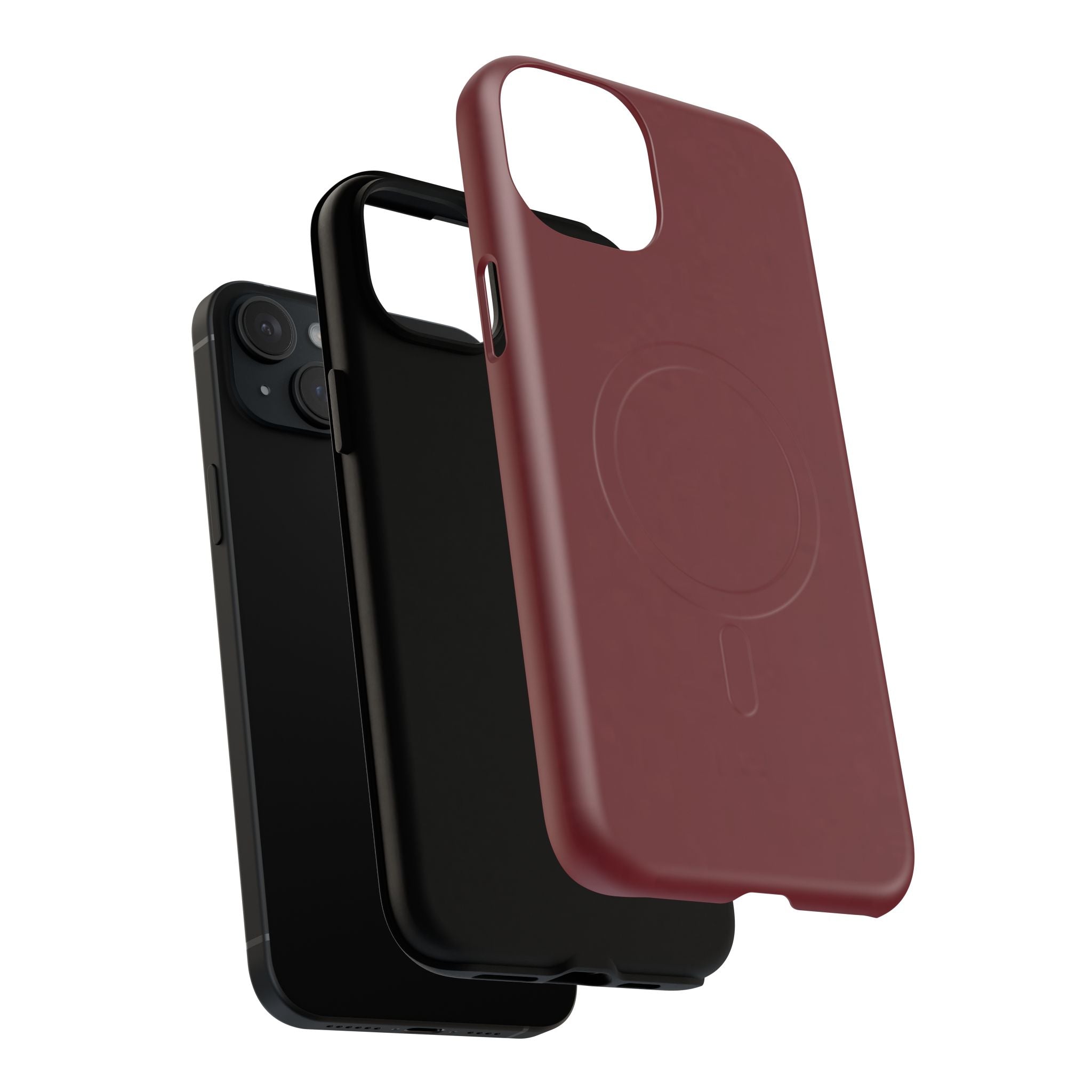 Dark Cherry MagSafe Protective Phone Case