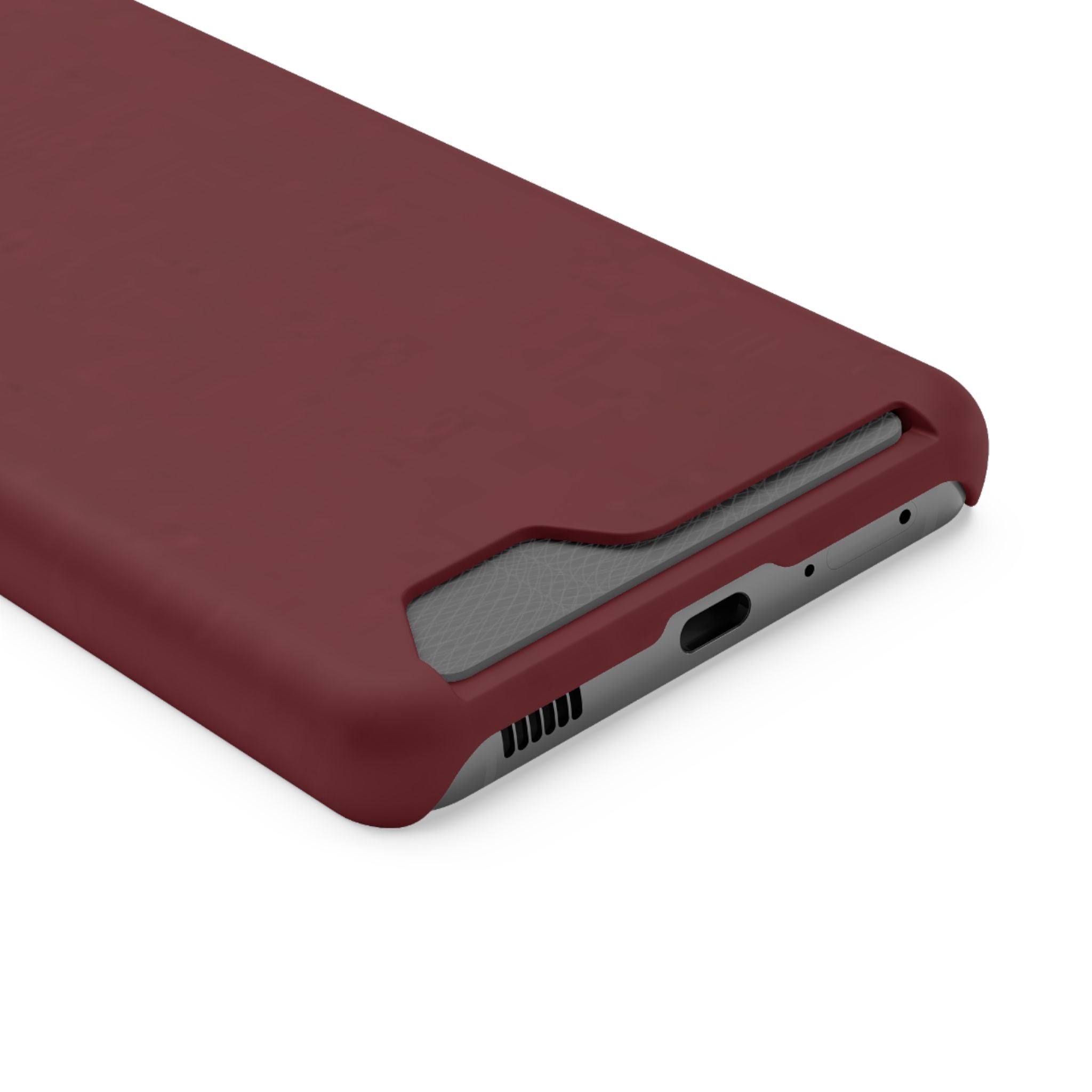 Dark Cherry Card Holder Phone Case