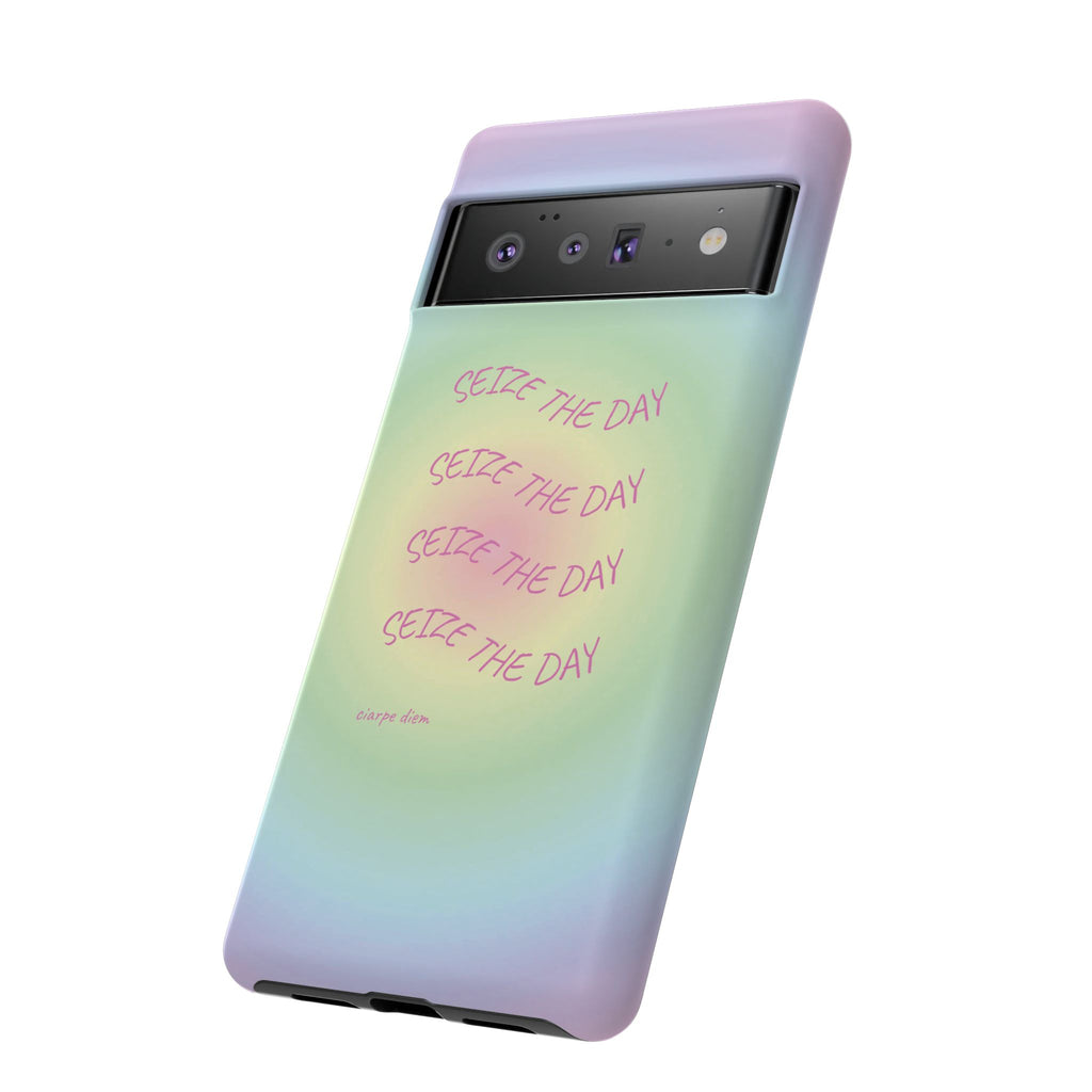 Bermuda Halo Seize The Day Pastel Gradient Tough Phone Case