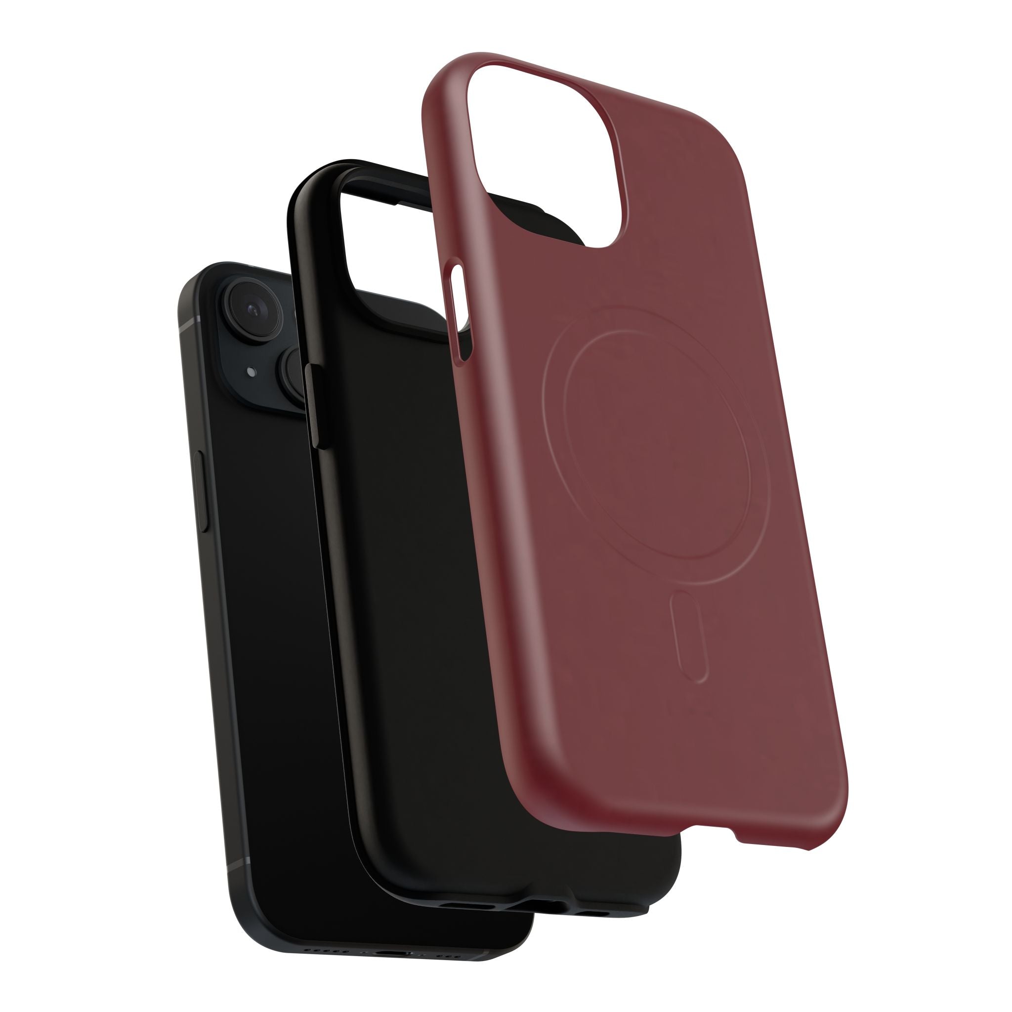 Dark Cherry MagSafe Protective Phone Case