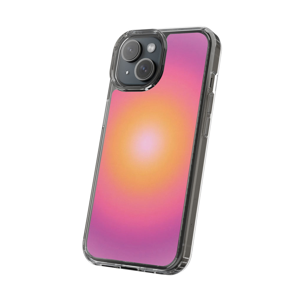 Sunset Gradient Clear Protective Cover