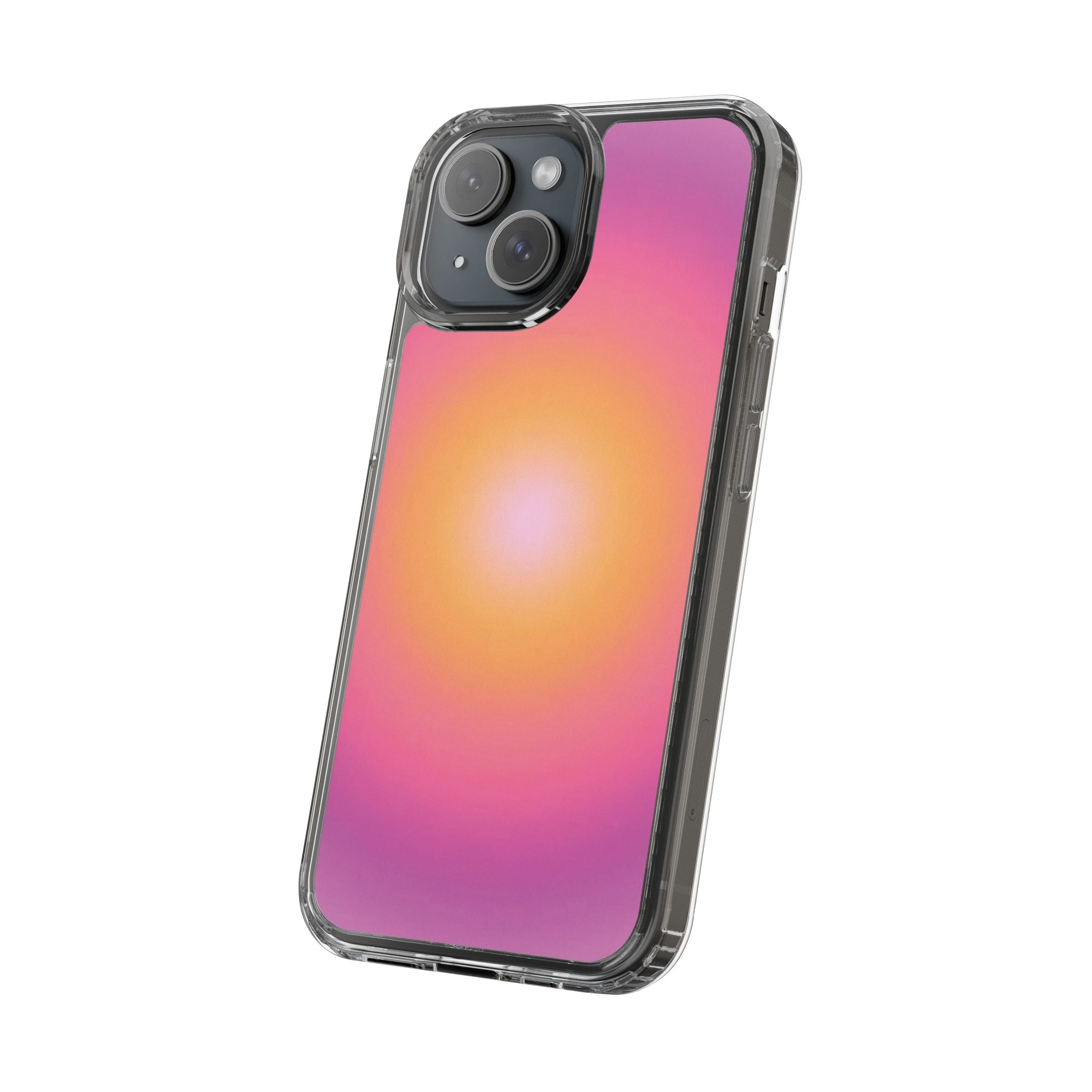 Sunset Gradient Clear Protective Cover