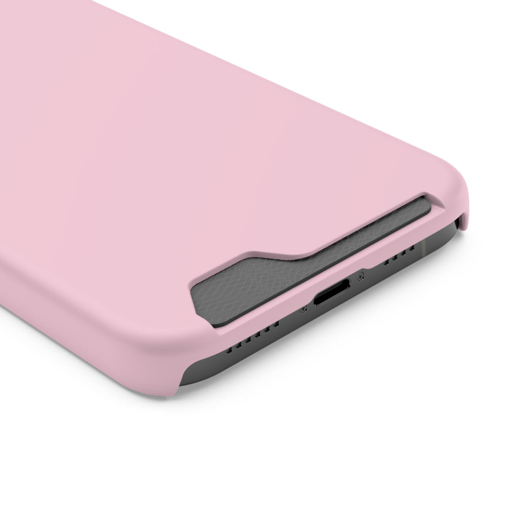 Pale Pink Card-Holder Phone Case