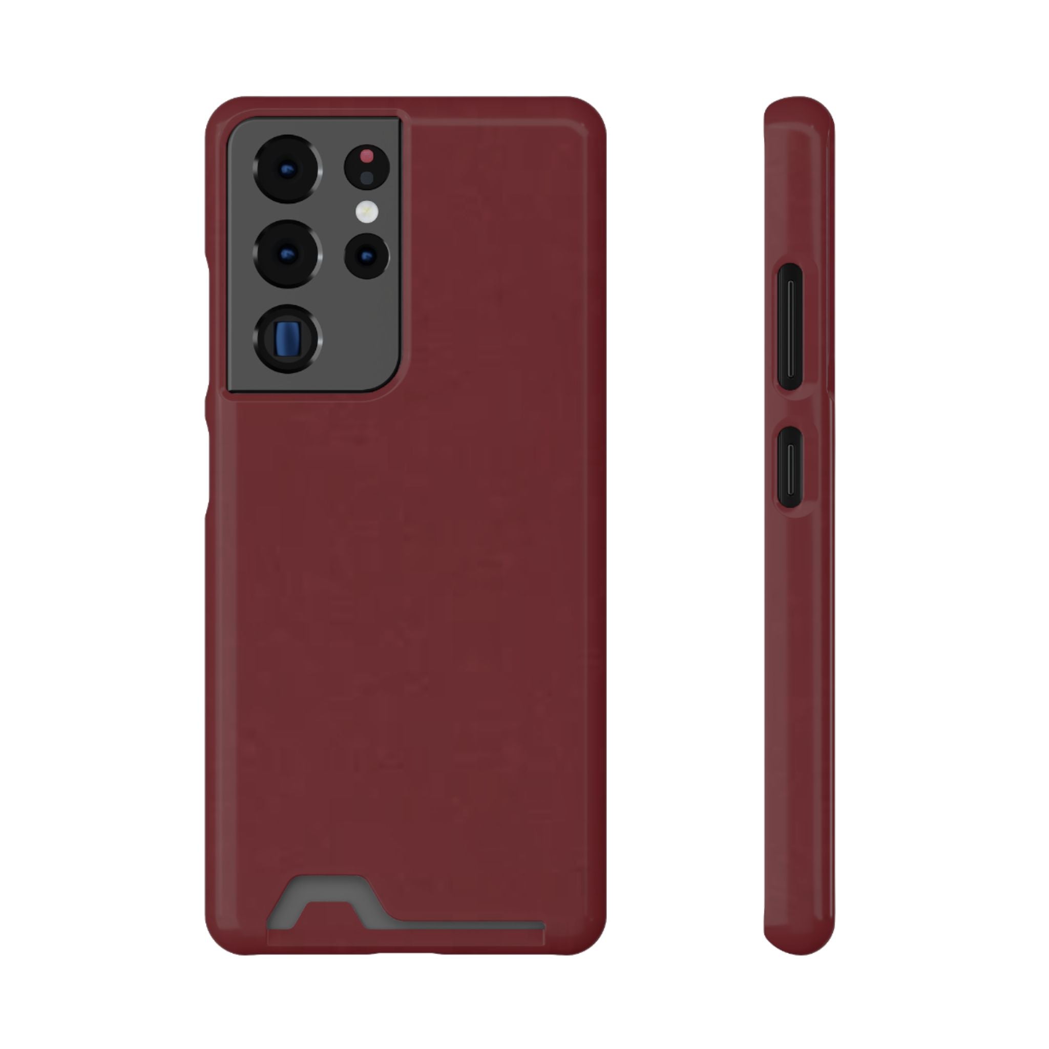 Dark Cherry Card Holder Phone Case