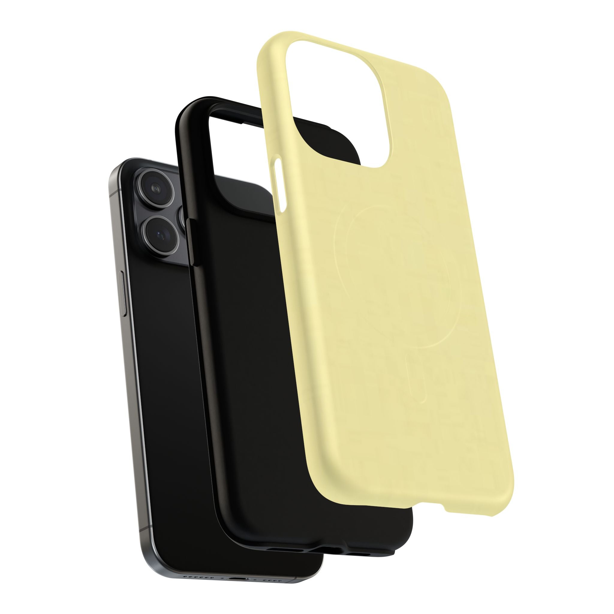 Pale Yellow MagSafe Protective Phone Case